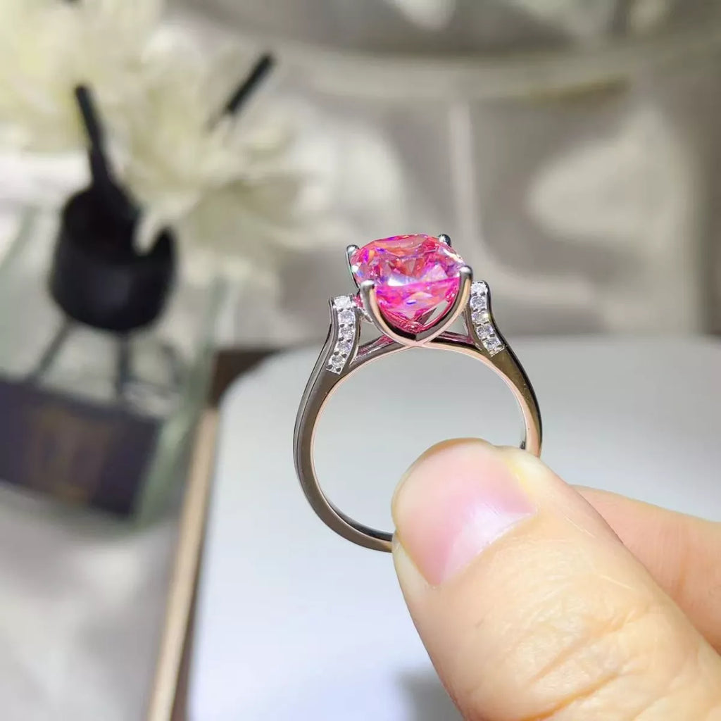 5 Carat Moissanite 925 Sterling Silver Ring - QandCo - trending