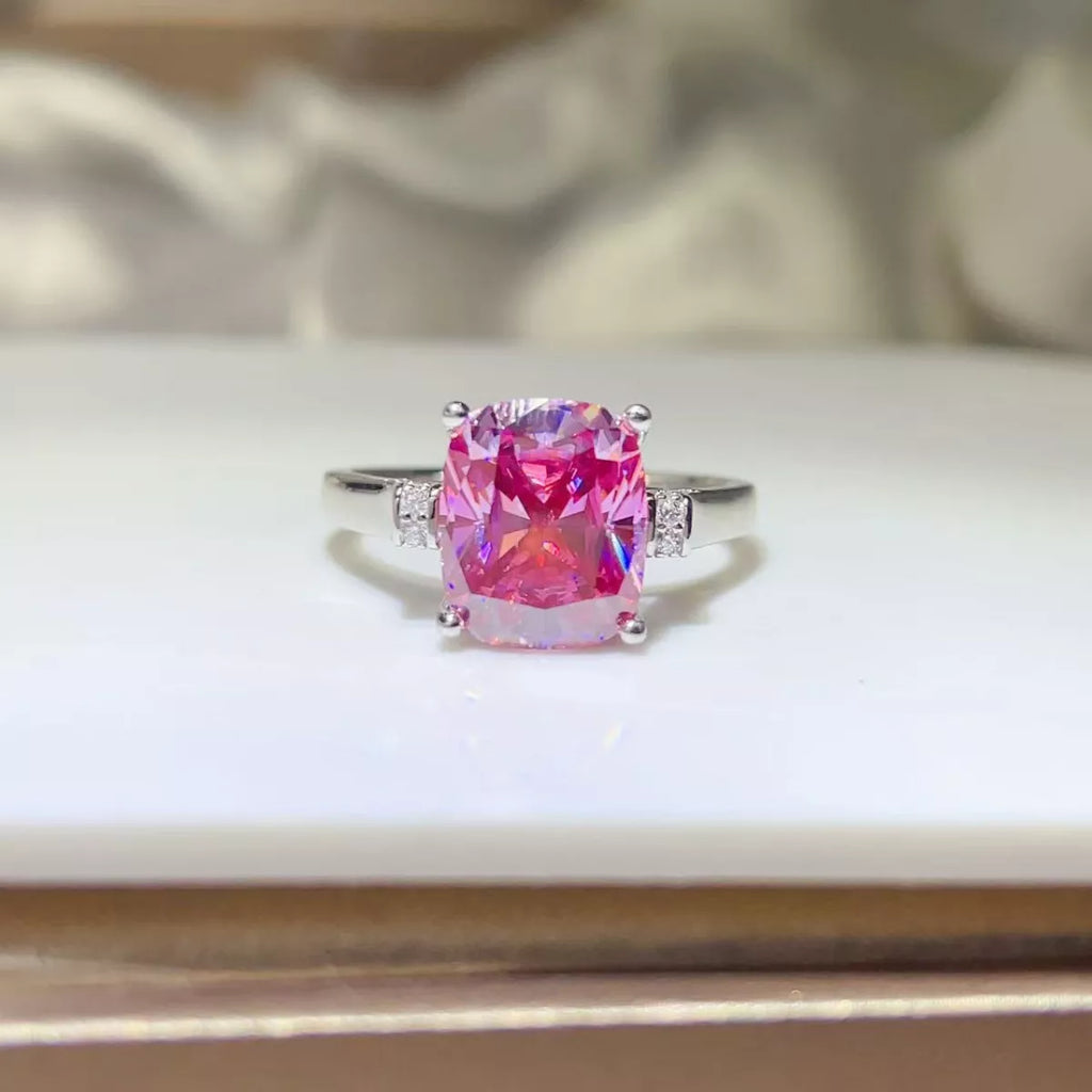 5 Carat Moissanite 925 Sterling Silver Ring - QandCo - trending