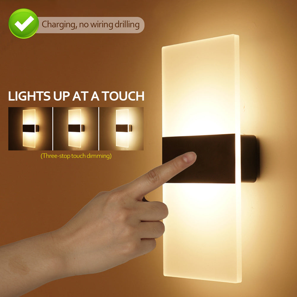 Indoor Wall Lamp | USB Charging LED Motion Sensing Decorative Bedroom Light