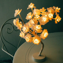 Rose Flower LED Table Lamp | USB & Battery Powered Bonsai Tree Light | Romantic Home & Bedroom Décor