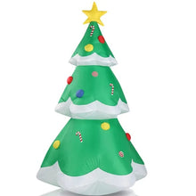 6.9 FT Lighted Christmas Inflatable Tree | Blow Up Yard Decoration with Built-in LED Lights for Holiday Party & Outdoor Lawn Decor