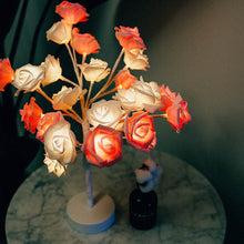 Rose Flower LED Table Lamp | USB & Battery Powered Bonsai Tree Light | Romantic Home & Bedroom Décor