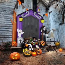 9.8 FT Halloween Inflatable Archway | Haunted House & Grim Reaper Yard Décor