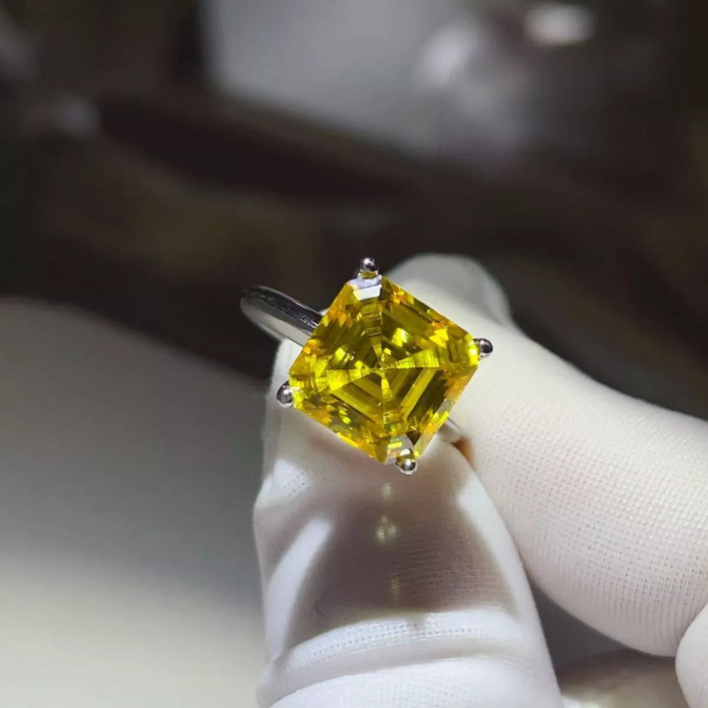 5 Carat Moissanite 925 Sterling Silver Ring - QandCo - trending