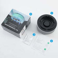 Portable Smoke Removal Air Purifier Ashtray | Automatic Anion Purification Car Ashtray for Odour & Smoke Control
