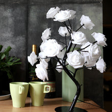 Rose Flower LED Table Lamp | USB & Battery Powered Bonsai Tree Light | Romantic Home & Bedroom Décor