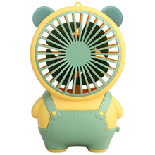 Cute Mini USB Fan | Portable Silent Desk Fan with 4 Blades | Bear, Kitten, Deer & Devil Design