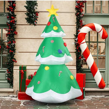 6.9 FT Lighted Christmas Inflatable Tree | Blow Up Yard Decoration with Built-in LED Lights for Holiday Party & Outdoor Lawn Decor