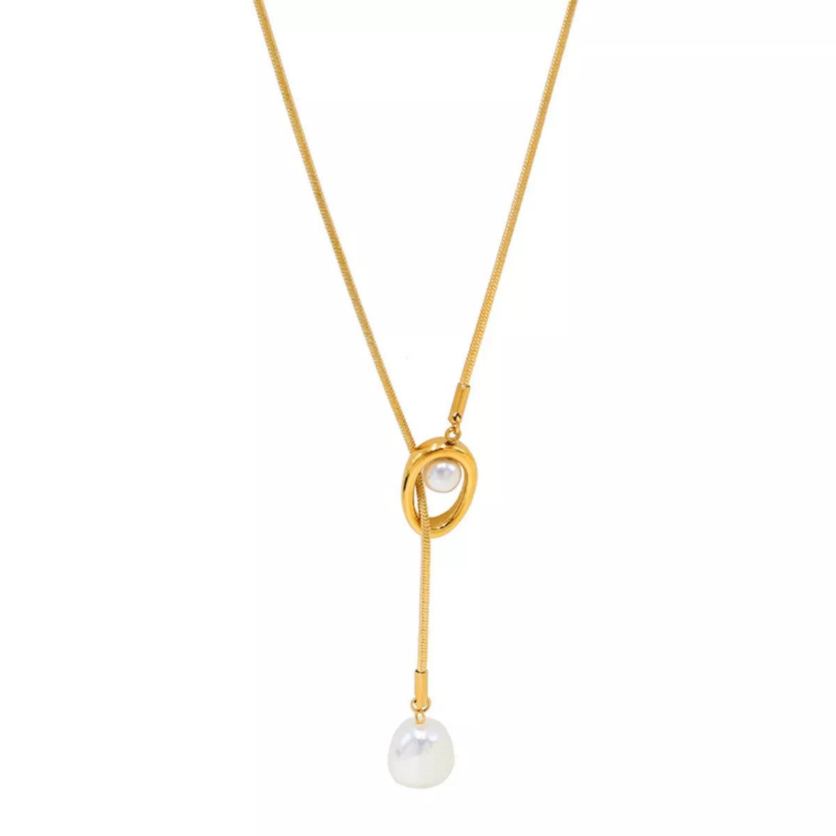 Elegant Pearl Pendant Necklace – Classic Fashion Jewelry - QandCo - trending