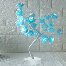 Rose Flower LED Table Lamp | USB & Battery Powered Bonsai Tree Light | Romantic Home & Bedroom Décor