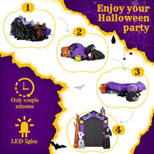 9.8 FT Halloween Inflatable Archway | Haunted House & Grim Reaper Yard Décor