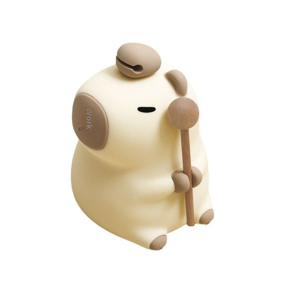 Capybara Silicone Night Lamp – USB Rechargeable Bedside Light - QandCo - trending