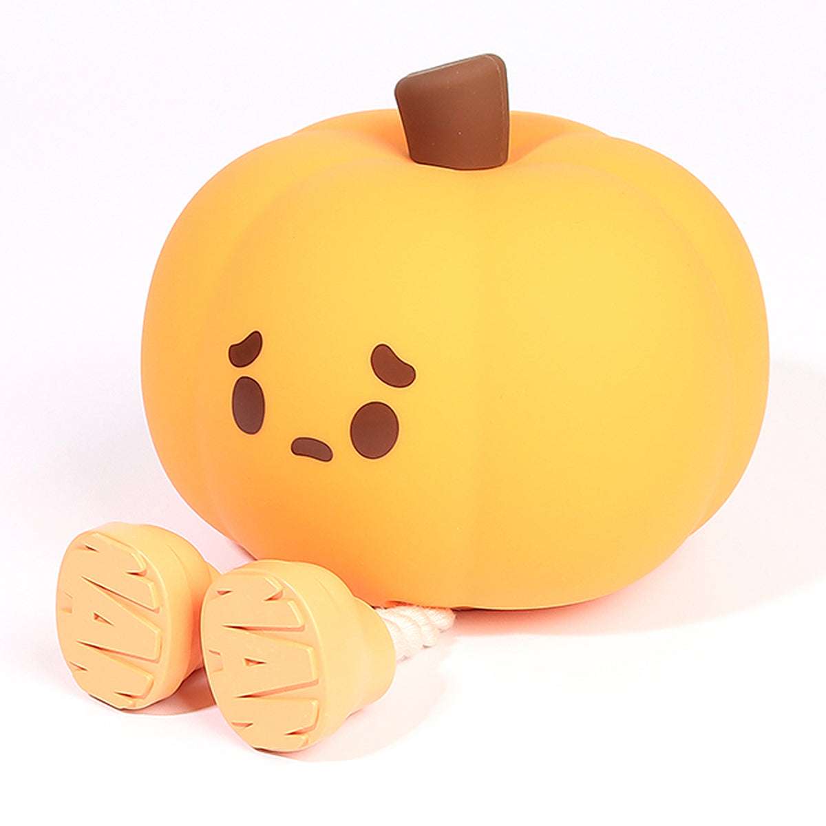Silicone Kids Night Light – Soft Nursery Bedside Lamp Pumpkin - QandCo - trending