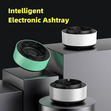 Portable Smoke Removal Air Purifier Ashtray | Automatic Anion Purification Car Ashtray for Odour & Smoke Control