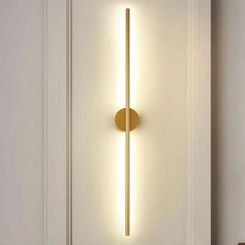 Linear Tube LED Wall Lamp – Modern Minimalist Wall Sconce for Interior Lighting