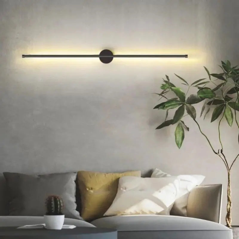 Linear Tube LED Wall Lamp – Modern Minimalist Wall Sconce for Interior Lighting