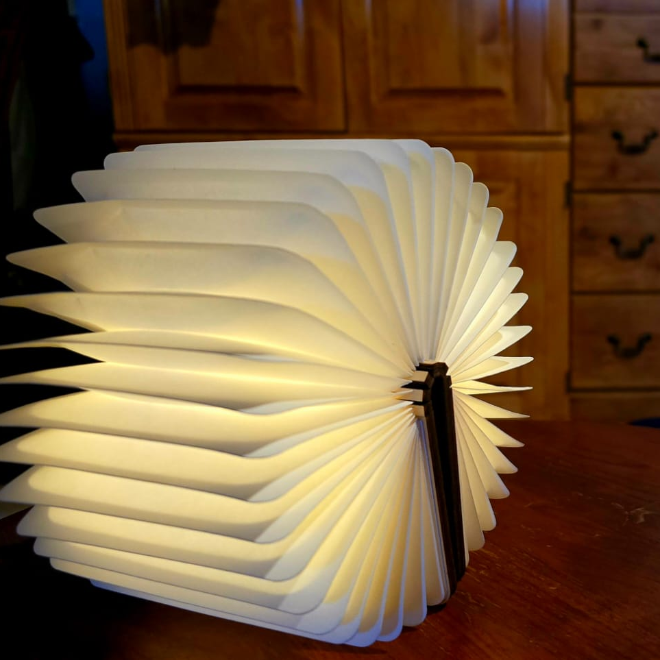 LumaBook™ Foldable Book Lamp – Wireless Rechargeable LED Ambient Light - QandCo - trending - new - affordable - light - lighting - fashion - modren