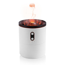 Volcanic Flame Aroma Essential Oil Diffuser USB Portable Jellyfish Air Humidifier Night Light Lamp Fragrance Humidifier