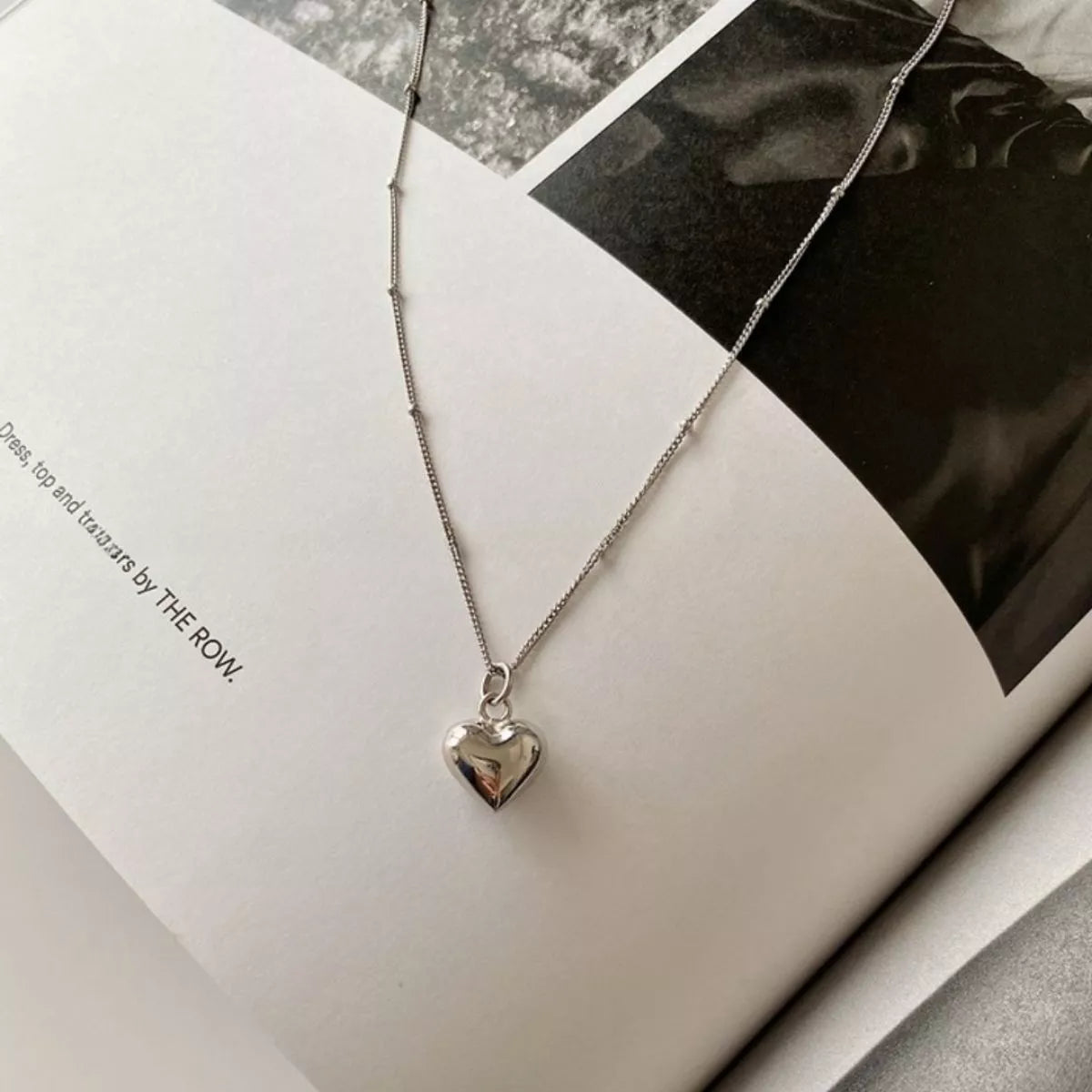 925 Sterling Silver Heart Necklace – Classic Gift Jewelry - QandCo - trending