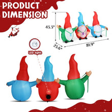 7 FT Lighted Christmas Inflatable Balls | Funny Blow Up Yard Decoration with Built-in LED Lights for Holiday Lawn, Garden & Party Decor