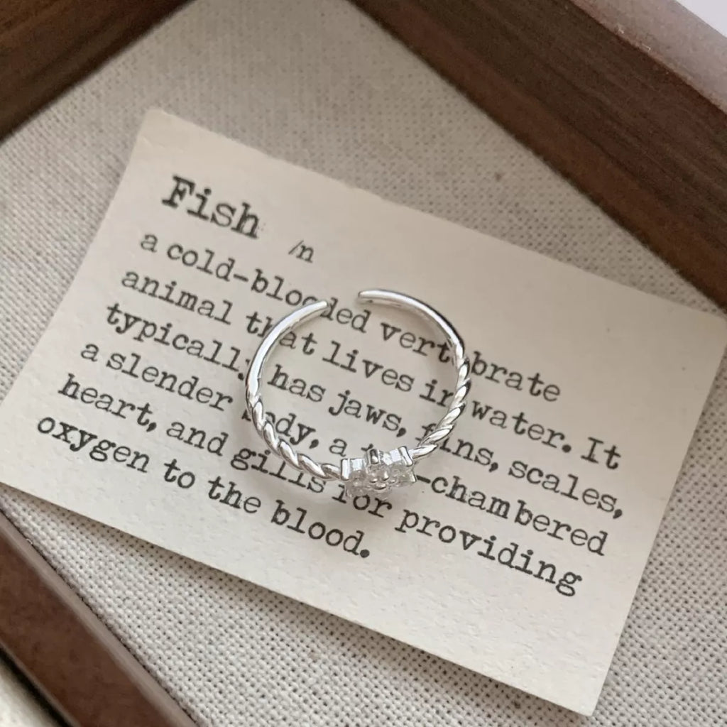 925 Sterling Silver Zircon Flower Open Ring – Elegant Jewelry - QandCo - trending