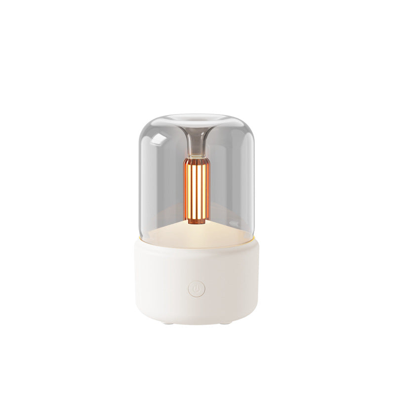Candlelight Atmosphere Humidifier – LED Aroma Diffuser 120ml - QandCo - trending