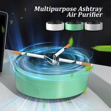 Portable Smoke Removal Air Purifier Ashtray | Automatic Anion Purification Car Ashtray for Odour & Smoke Control